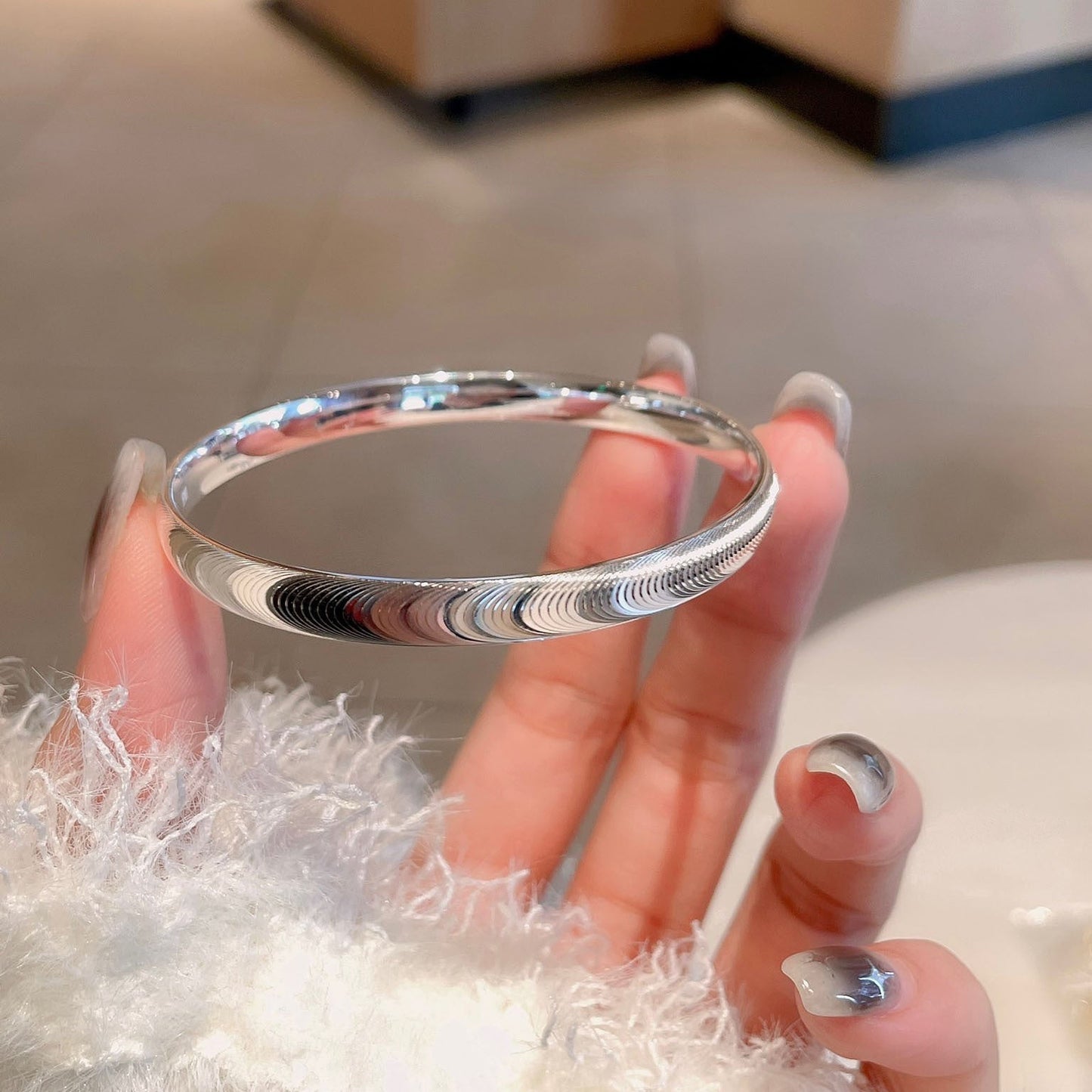 ✨🌙 Fesseln Sie jeden Blick – Das polierte Katzenaugen-Steinarmband 🌙✨