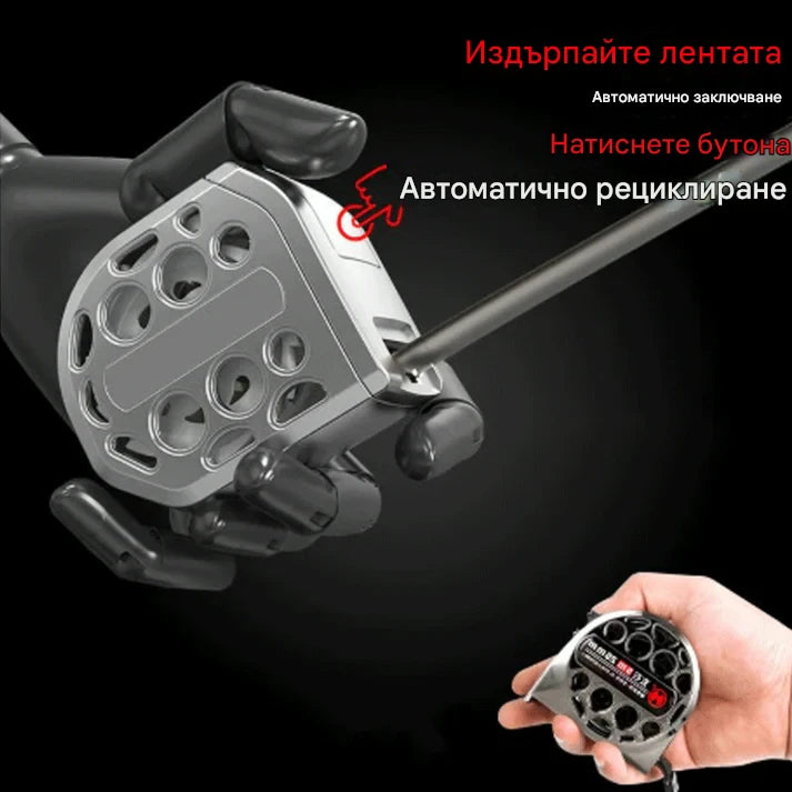 ✅Висококачествена куха стоманена ролетка, водоустойчива и устойчива на падане, с висока прецизност 💥