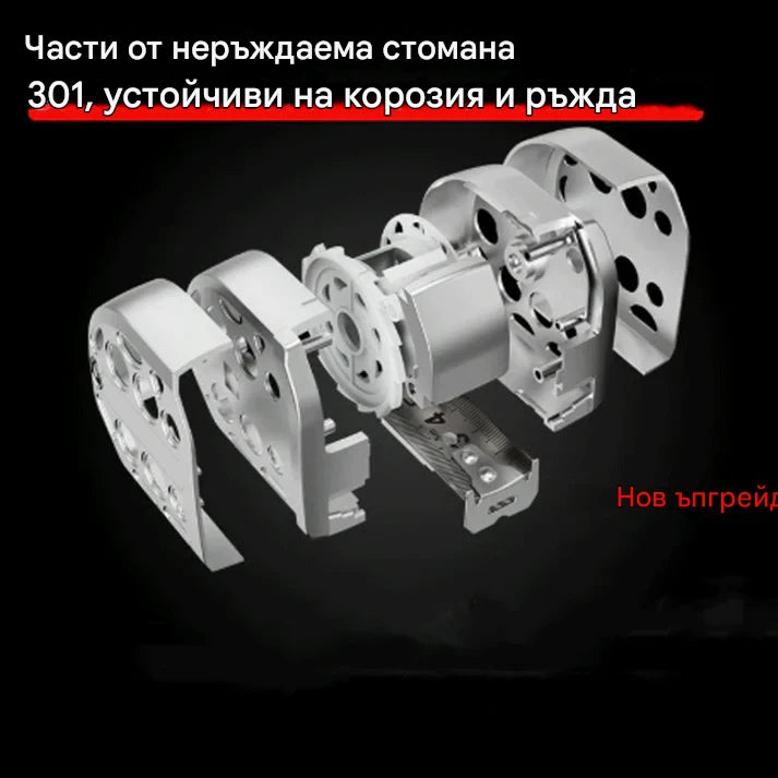 ✅Висококачествена куха стоманена ролетка, водоустойчива и устойчива на падане, с висока прецизност 💥