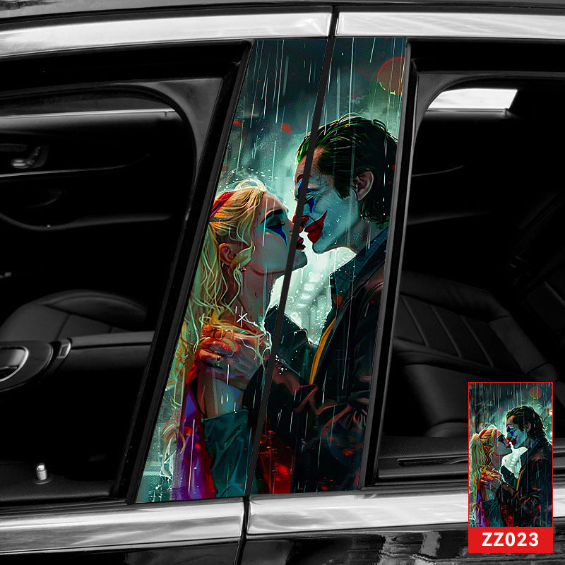 🔥Продажба🔥2025 car creative B-pillar modifier HD protective film (2 броя)