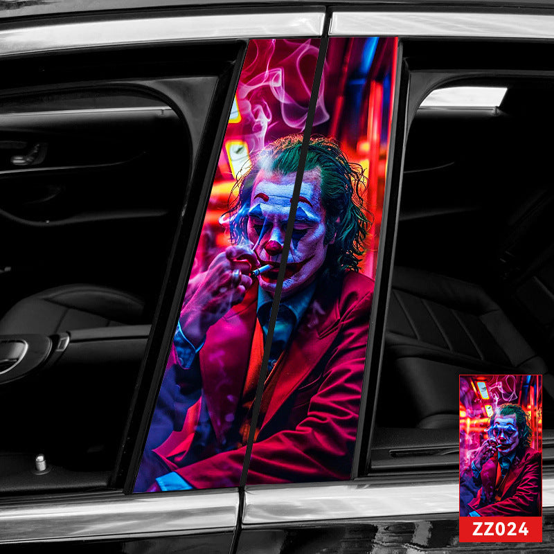 🔥Продажба🔥2025 car creative B-pillar modifier HD protective film (2 броя)