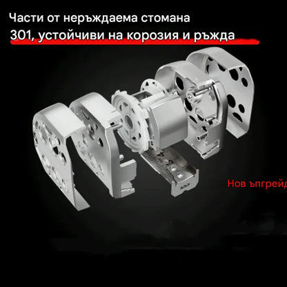 ✅Висококачествена куха стоманена ролетка, водоустойчива и устойчива на падане, с висока прецизност 💥