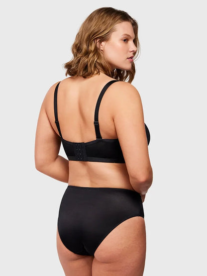 Sheer Mesh Unlined Underwire Strapless Balconette Bra