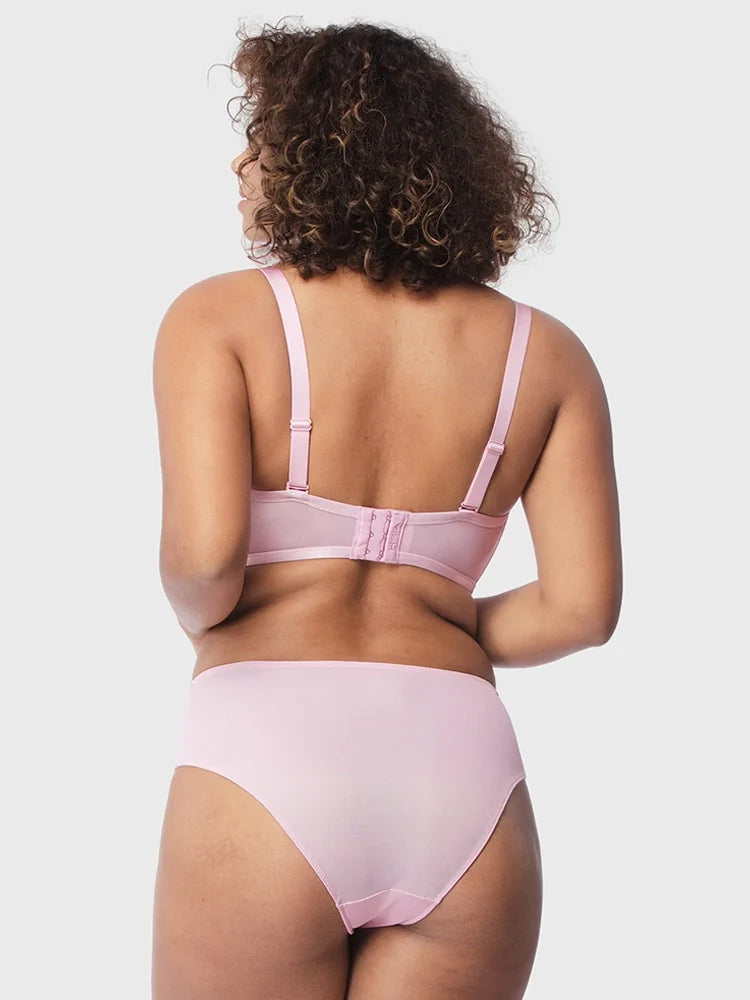 Sheer Mesh Unlined Underwire Strapless Balconette Bra