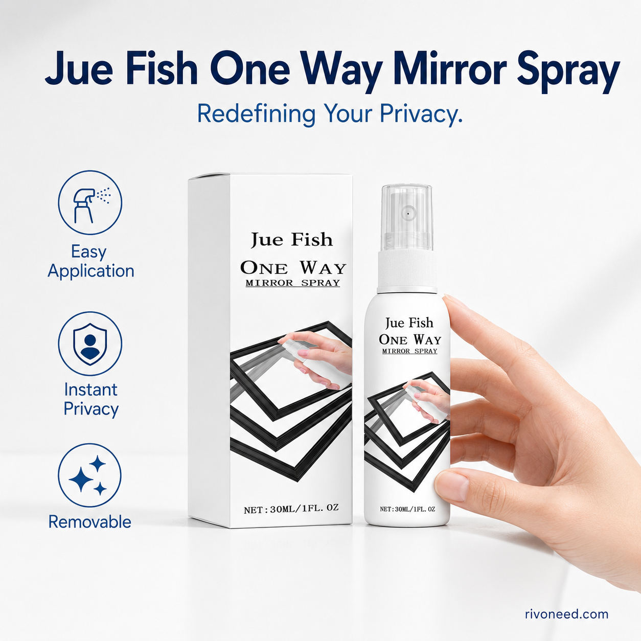🪟 50% OFF Reflective Window Spray | One-Way Mirror Privacy Shield for Home & Car