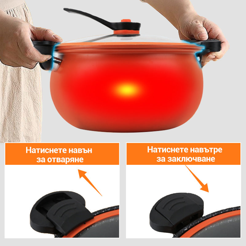 🔥🔥Малка готварска печка за микроналягане McRib Stone с голям капацитет