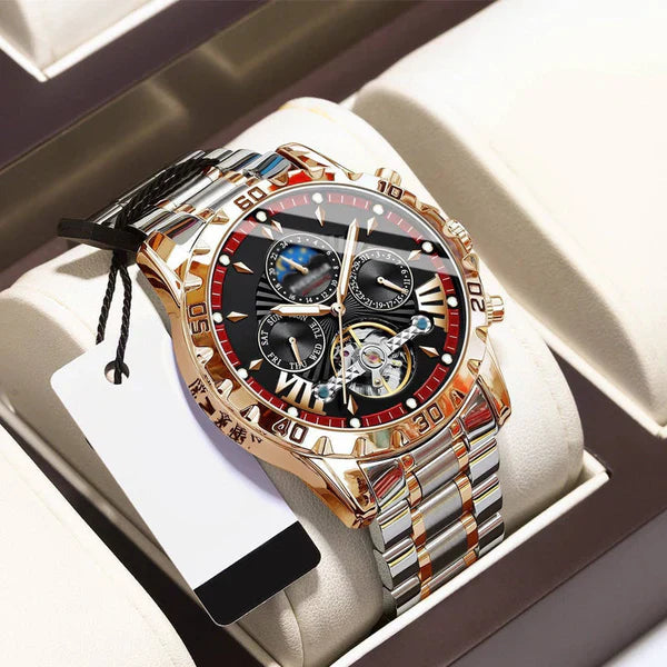 ⌚💧 Нов водоустойчив автоматичен механичен ръчен часовник