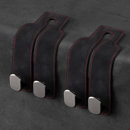 Eptchn TwinHook Leather Car Headrest Hangers