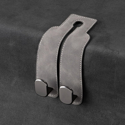 Eptchn TwinHook Leather Car Headrest Hangers