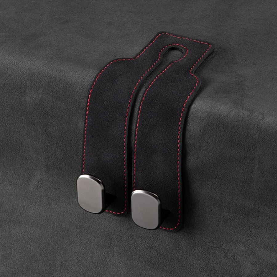 Eptchn TwinHook Leather Car Headrest Hangers