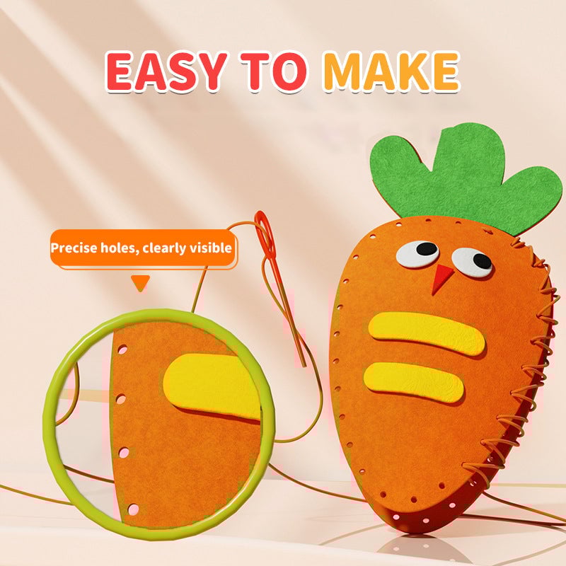 【✨Направи си сам ръчно】🧸Направи си сам комплект за шиене за деца