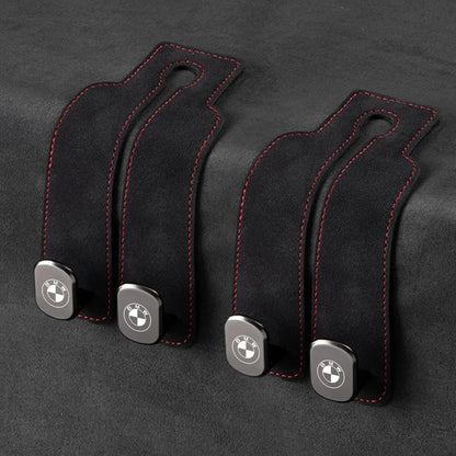 Eptchn TwinHook Leather Car Headrest Hangers