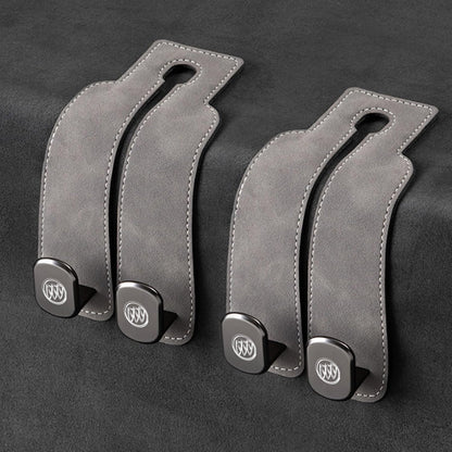 Eptchn TwinHook Leather Car Headrest Hangers
