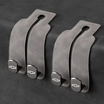 Eptchn TwinHook Leather Car Headrest Hangers