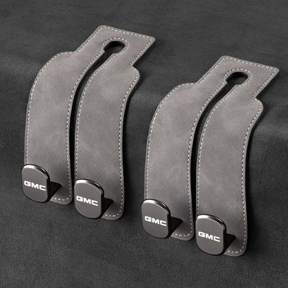 Eptchn TwinHook Leather Car Headrest Hangers
