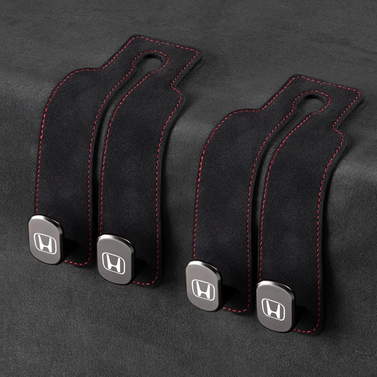 Eptchn TwinHook Leather Car Headrest Hangers
