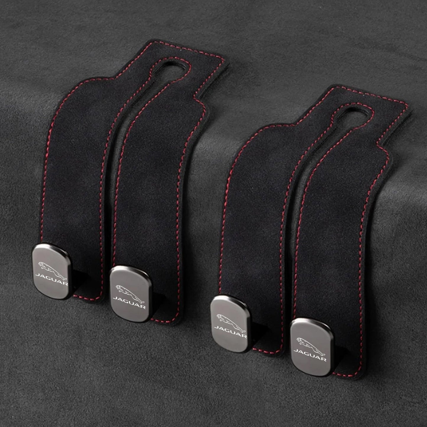 Eptchn TwinHook Leather Car Headrest Hangers