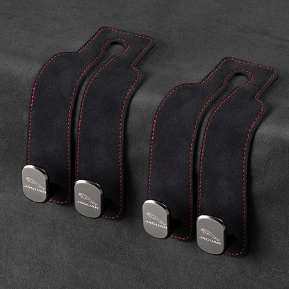 Eptchn TwinHook Leather Car Headrest Hangers