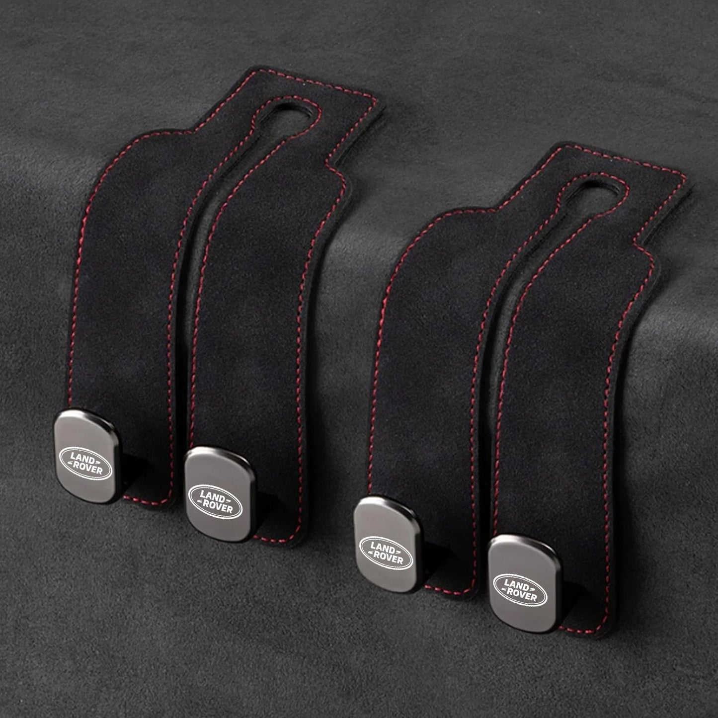 Eptchn TwinHook Leather Car Headrest Hangers