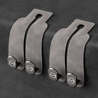 Eptchn TwinHook Leather Car Headrest Hangers