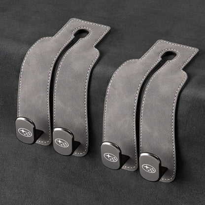 Eptchn TwinHook Leather Car Headrest Hangers