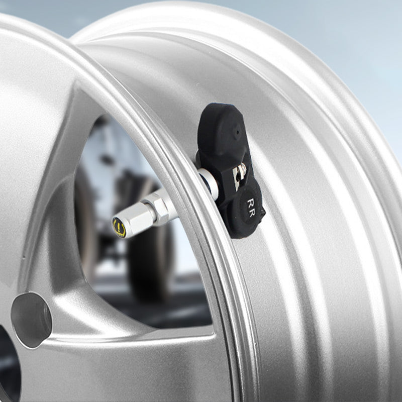 Слънчев дисплей в реално време за налягането в гумите на четирите колела