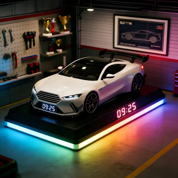 🔥Будилник-Хиперкар – 🏎️Реалистични Ефекти на Двигател и Светлина
