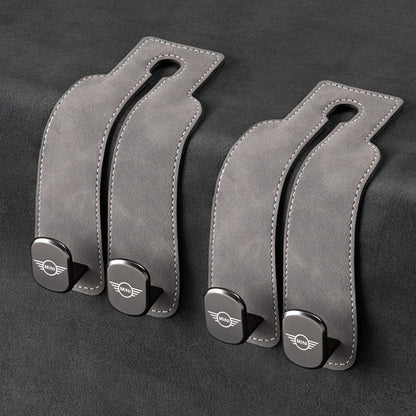Eptchn TwinHook Leather Car Headrest Hangers