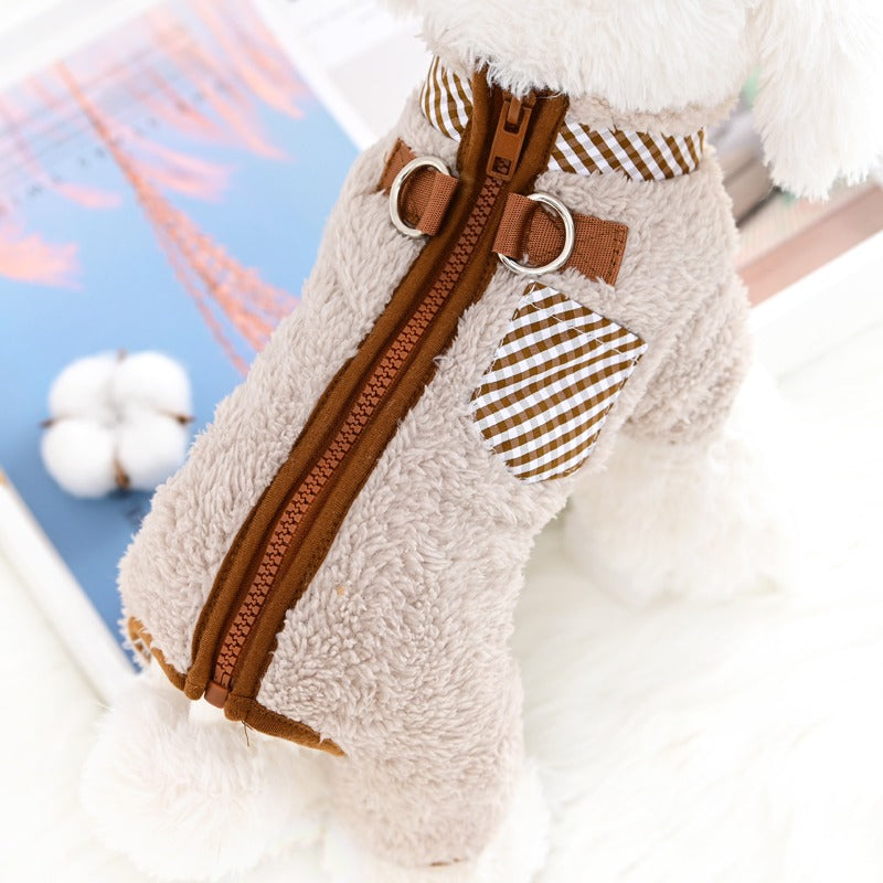 🐶Затоплящо палто за животни с двойни копчета🐾