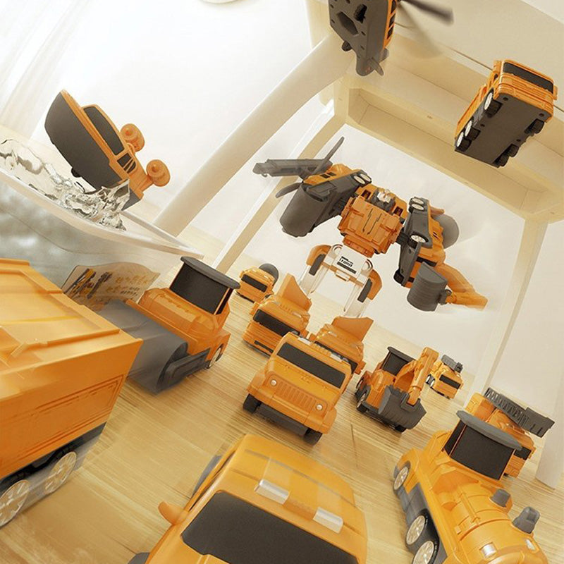 🎁 Магнитна трансформация Инженерна кола Сглобени играчки