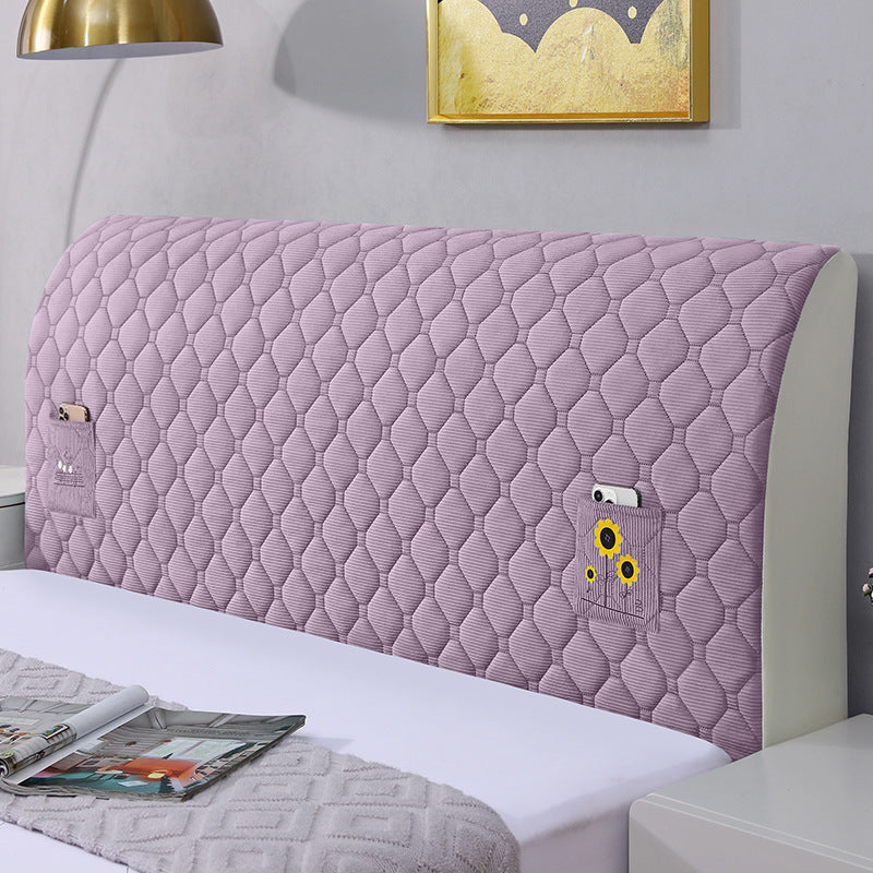 💥Puha és kényelmes kárpitozott fejtámla huzat🛏️