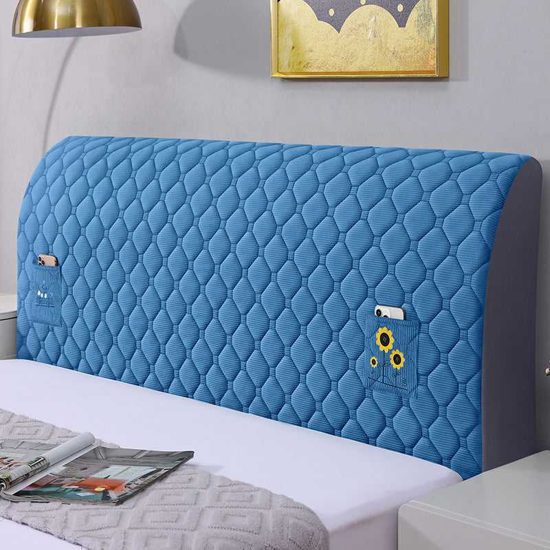 💥Puha és kényelmes kárpitozott fejtámla huzat🛏️