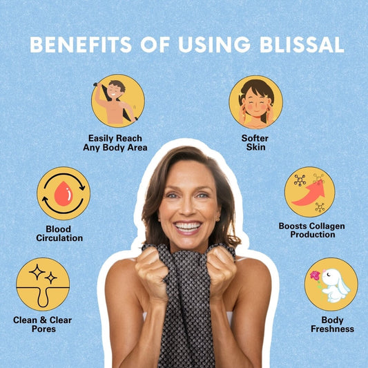 🧼💦1+1 БЕЗПЛАТНО: Антибактериална ексфолираща кърпа за баня 🚿