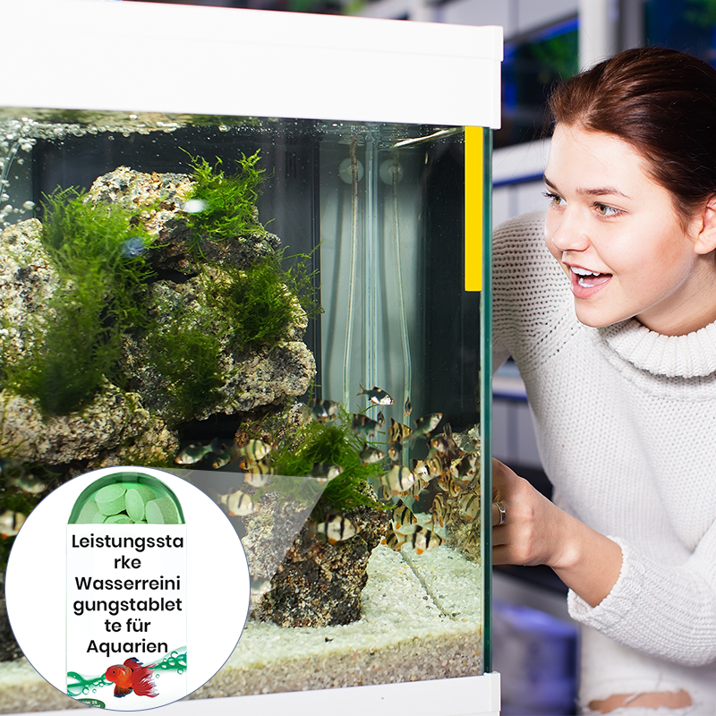 🐠Високоефективни таблетки за пречистване на водата в аквариуми