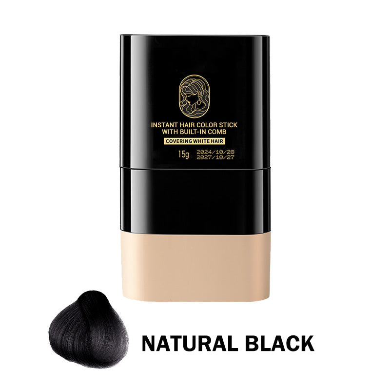 🔥 Стик за незабавно боядисване на коса с вграден гребен