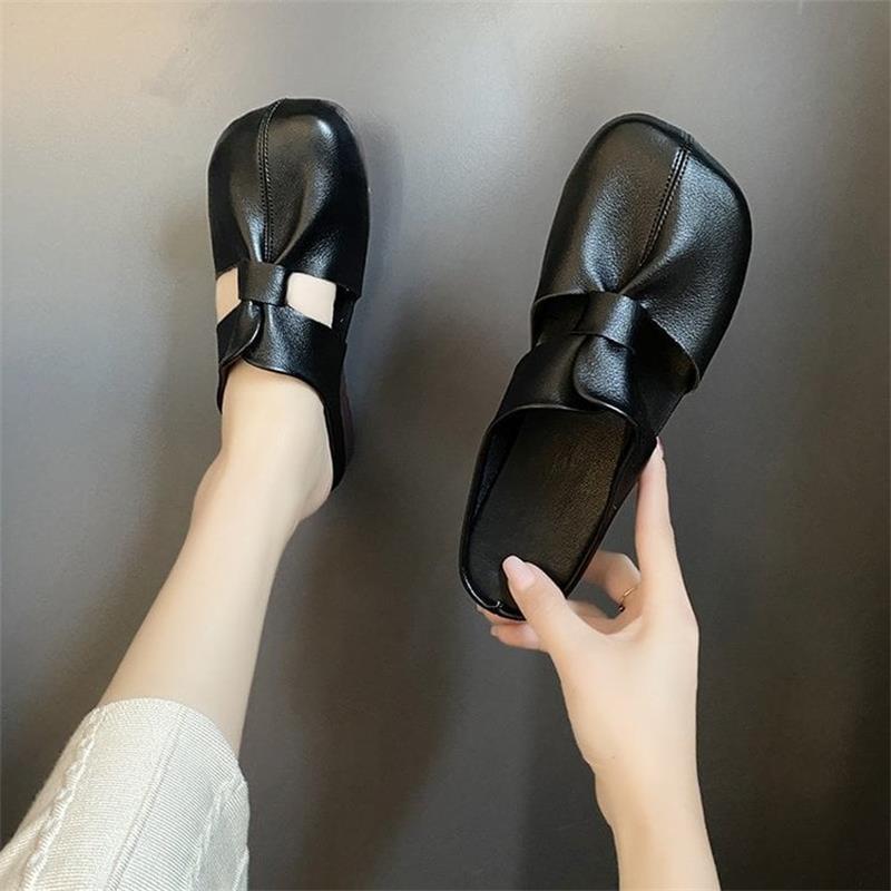 👡 Дизайнерски плоски сандали с уникална форма | Леки, гъвкави и елегантни – за градски разходки и почивка 🏝️