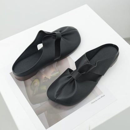 👡 Дизайнерски плоски сандали с уникална форма | Леки, гъвкави и елегантни – за градски разходки и почивка 🏝️