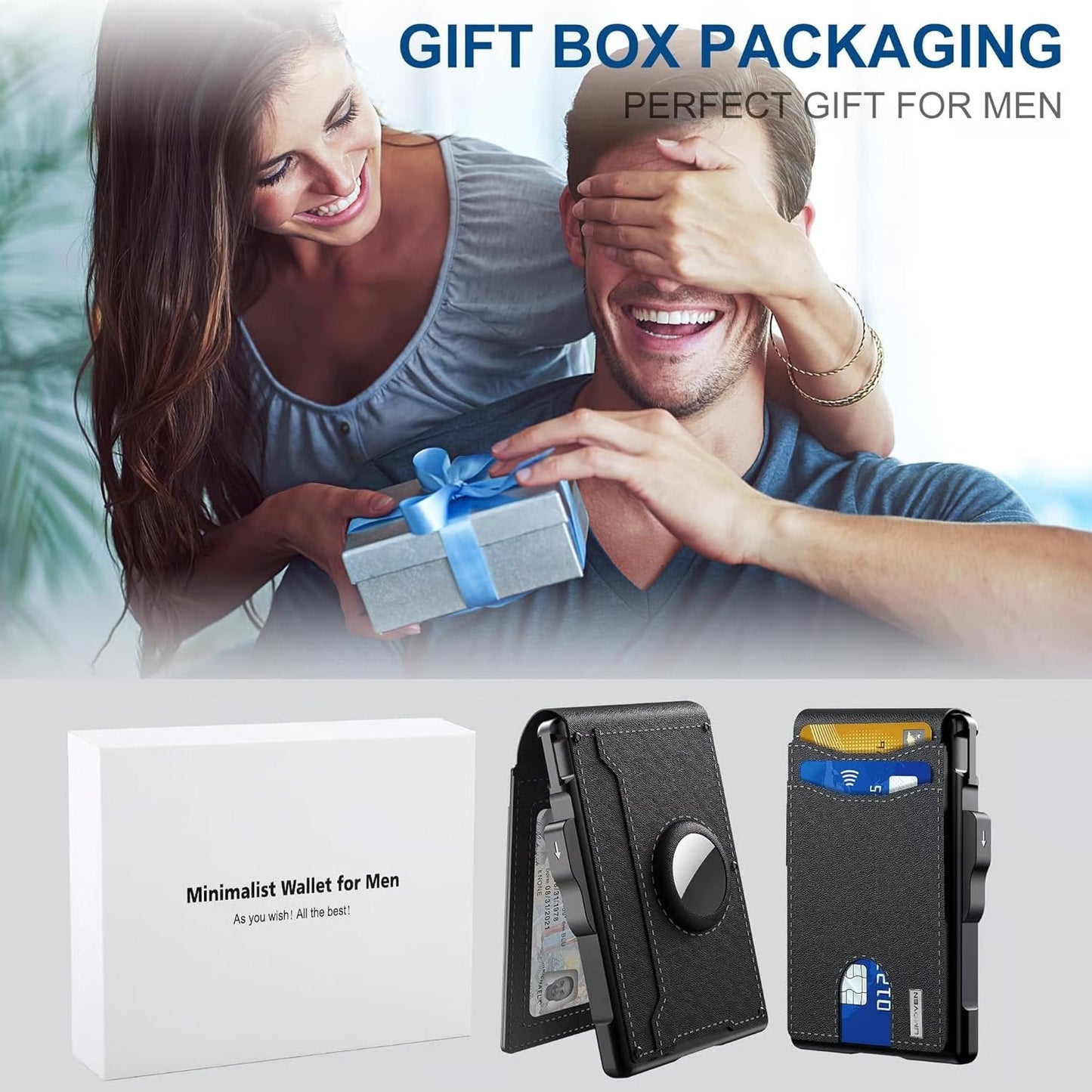 Портфейл AirTag за мъже