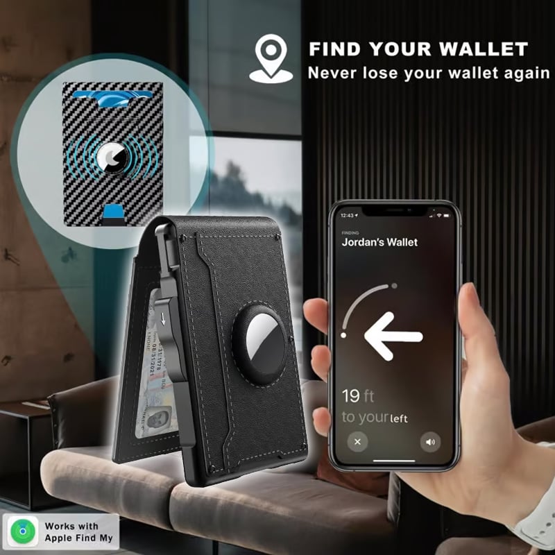 Портфейл AirTag за мъже