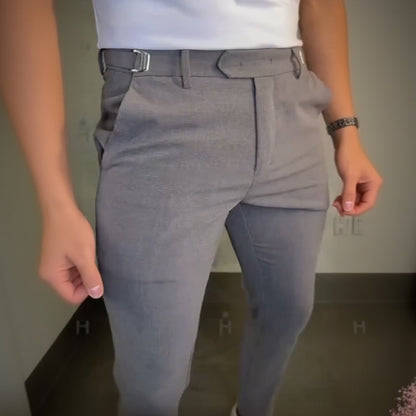 💖👖мъжки панталони с еластична талия и тясна кройка