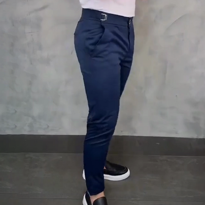 💖👖мъжки панталони с еластична талия и тясна кройка