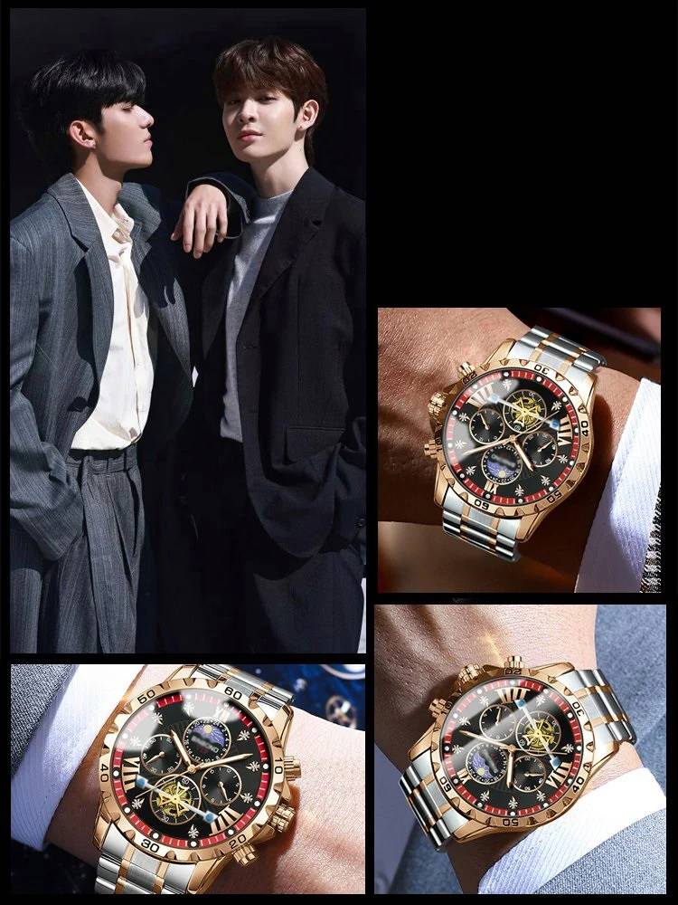 ⌚💧 Нов водоустойчив автоматичен механичен ръчен часовник