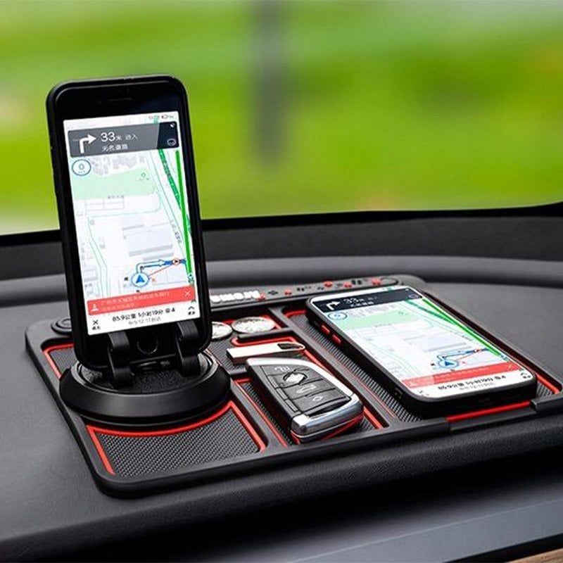 🎁 4 в 1 противоплъзгаща подложка за телефон за кола🚗
