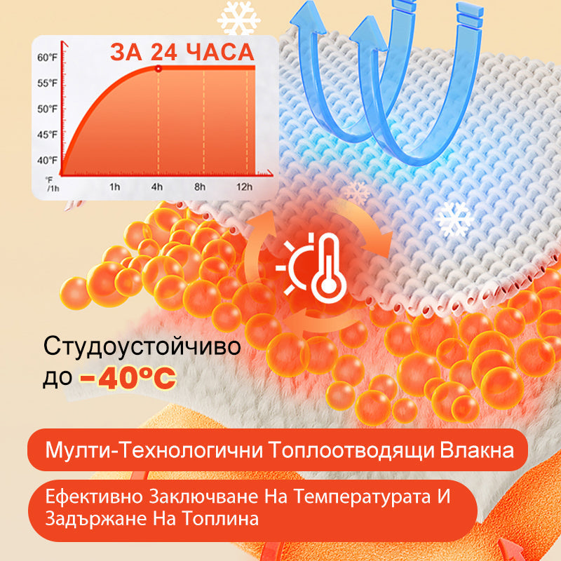 💝Дамско Плетено Яке С Патчворк И Пух