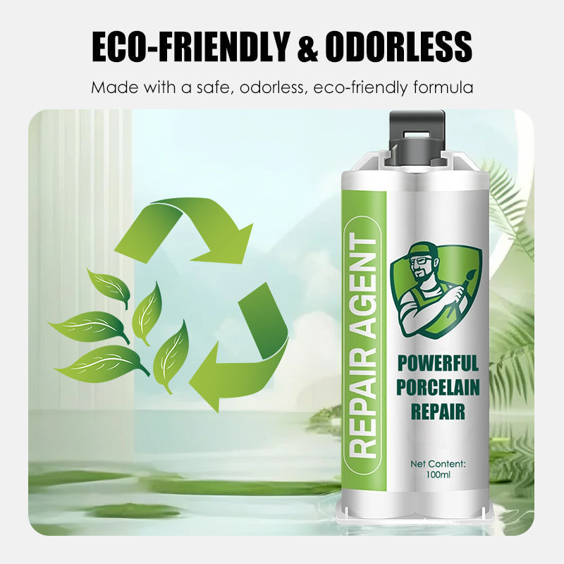 🔥Купи 1, вземи 1 безплатно 🔥Мощен комплект за ремонт на порцелан с двойна тръба