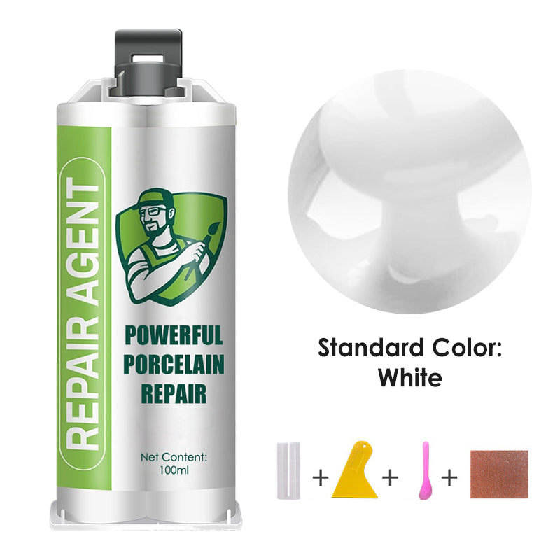 🔥Купи 1, вземи 1 безплатно 🔥Мощен комплект за ремонт на порцелан с двойна тръба