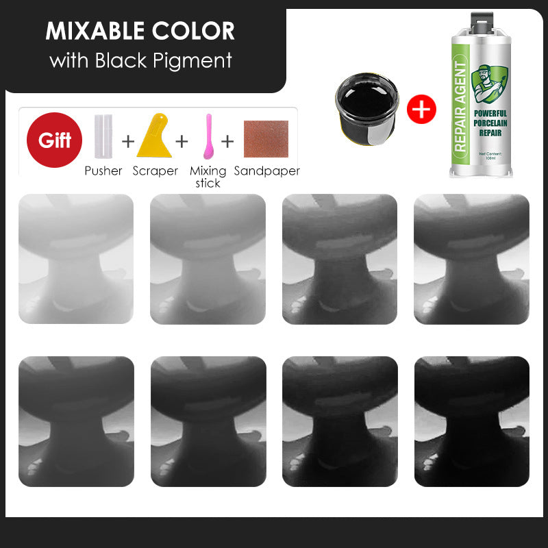 🔥Купи 1, вземи 1 безплатно 🔥Мощен комплект за ремонт на порцелан с двойна тръба