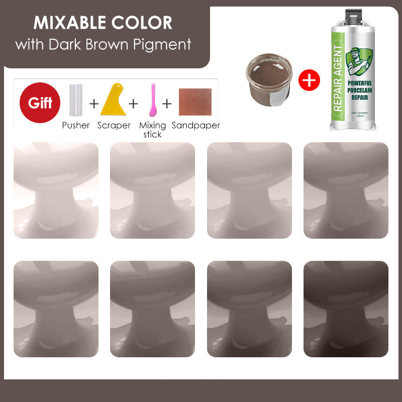 🔥Купи 1, вземи 1 безплатно 🔥Мощен комплект за ремонт на порцелан с двойна тръба