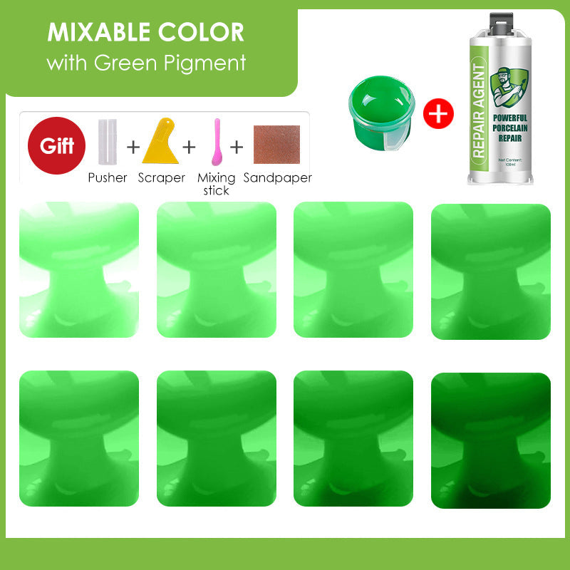 🔥Купи 1, вземи 1 безплатно 🔥Мощен комплект за ремонт на порцелан с двойна тръба