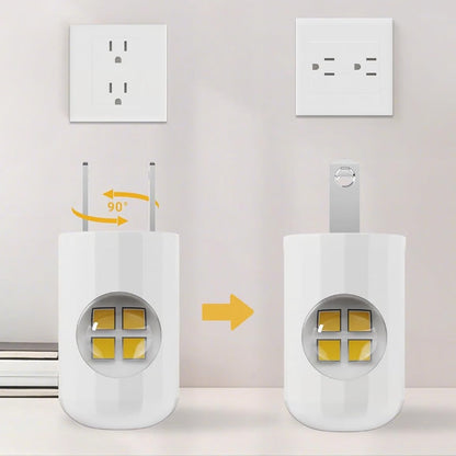 🏡💡Умна LED стенна контактна нощна лампа с функция за автоматично затъмняване